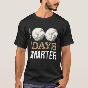 100 Tage Baseball Boy Fun Celebration St. T-Shirt