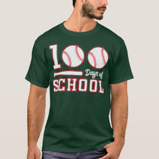 100 Tage Baseballlehrer in der Schule 3 T-Shirt