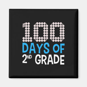 100 Tage Baseballsport der zweiten Klasse 100 Tage Magnet