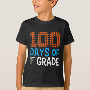 100 Tage Basketball erster Klasse Sport 100 Tage T-Shirt