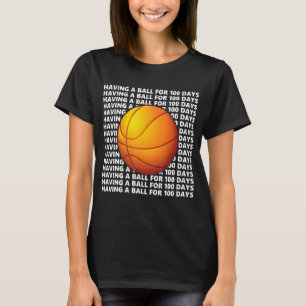 100 Tage Basketball-Schule 100. Tag Balls Boys T-Shirt