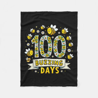 100 Tage Bienen in der Schule 100 zistierende Tage Fleecedecke