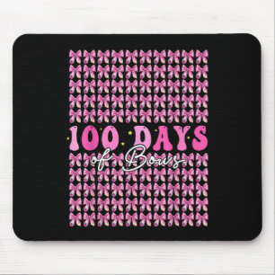 100 Tage Bows Coquette 100. Schultag Mousepad