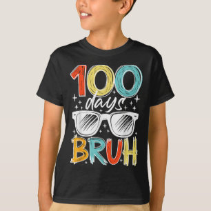 100 Tage Bruh Funny 100. Tag der Schule für Kinder T-Shirt