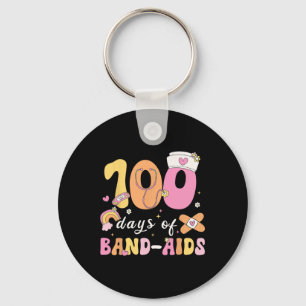 100 Tage Bynd-Aids-Schulkur 100 Tage Sch Schlüsselanhänger