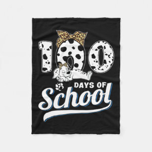 100 Tage Dalmatiner der Schule Dog Boys Girls 100 Fleecedecke