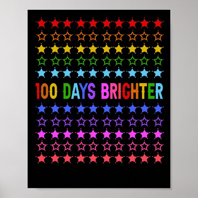 100 Tage Der 100. Tag des Kindergartens Poster (Vorne)