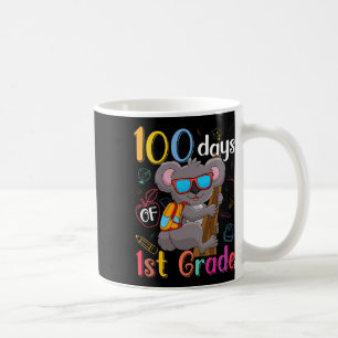 100 Tage der 1. Klasse Koala 100. Tag Schule zuers Kaffeetasse