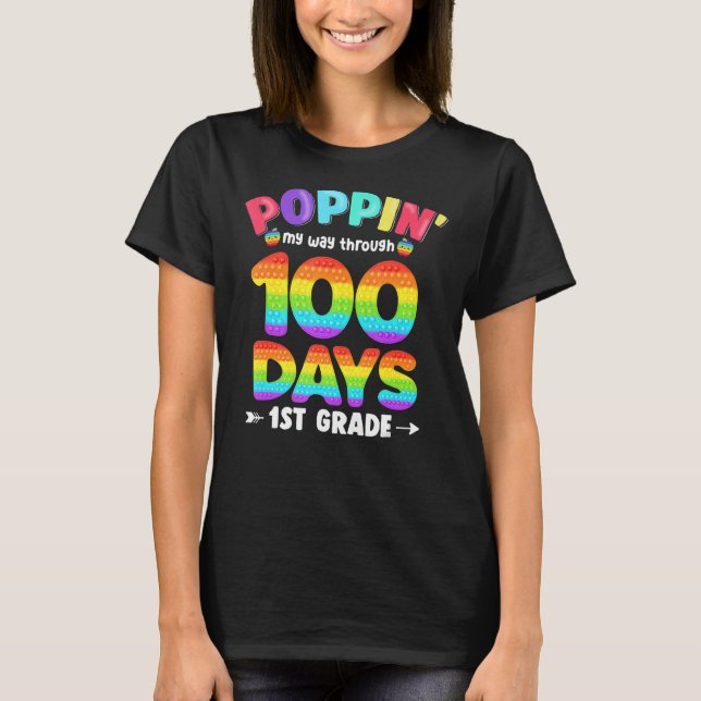 100 Tage der 1. Klasse T-Shirt (Vorderseite)