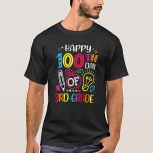 100 Tage der 3. Klasse 100. Tag des Schul-Lehrers T-Shirt