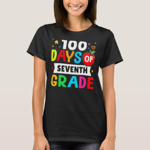 100 Tage der 7. Klasse Kindermädchen T-Shirt