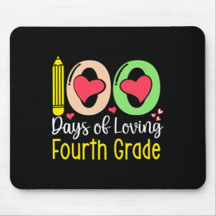 100 Tage der Liebe 4. Klasse 100. Tag der Schule T Mousepad