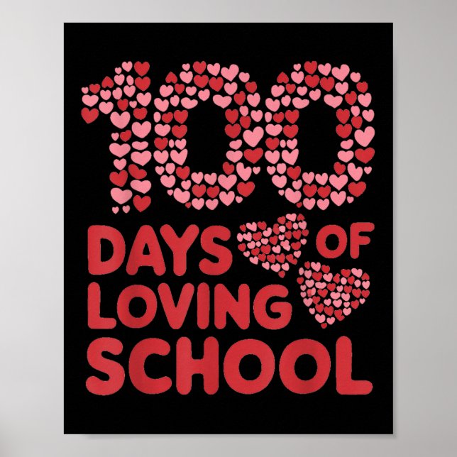 100 Tage der liebenden Lehrerin Frauen 100 Tage Poster (Vorne)