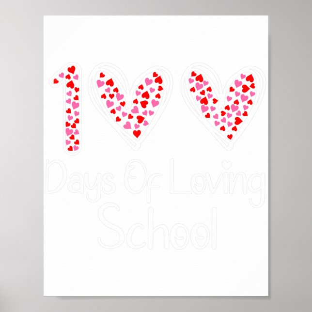 100 Tage der liebenden Schule 100 Tage Schulalter Poster (Vorne)