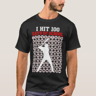 100 Tage der Schule Baseball 100. Schultag T-Shirt