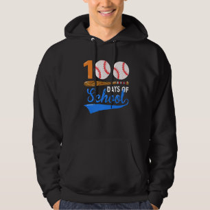 100 Tage der Schule Baseball 100. Tag Premium Hoodie