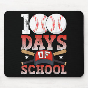100 Tage der Schule Baseball 100 Tage für Student Mousepad