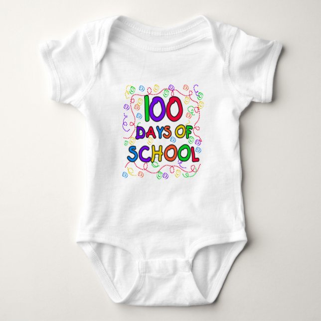 100 Tage der Schule Confetti Tshirts und Geschenke (Vorderseite)
