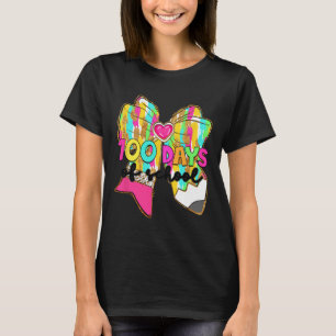 100 Tage der Schule Coquette Bow Stift 100. Tag T T-Shirt