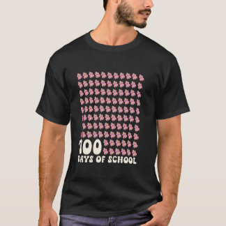 100 Tage der Schule Girls Coquette Bow 100. Tag de T-Shirt
