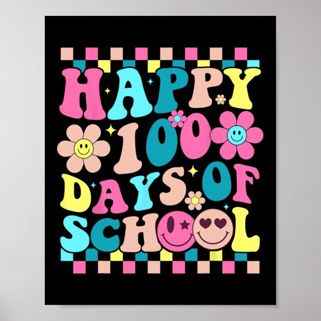 100 Tage der Schule glücklich 100. Tag der Schule  Poster (Vorne)