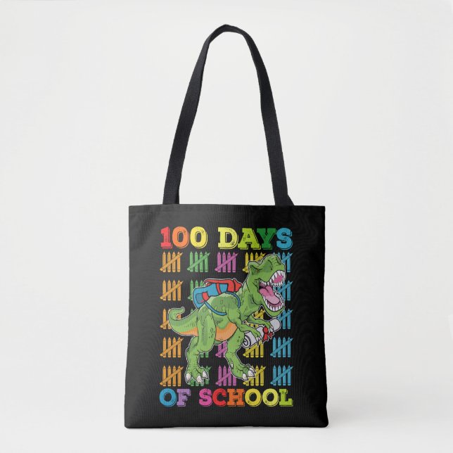 100 Tage der Schule T Rex Dinosaurier Lehrer Stude (Vorderseite)