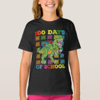 100 Tage der Schule T Rex Dinosaurier Lehrer Stude