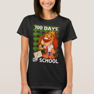 100 Tage der Schule; Thema für Hundeliebhaber T-Shirt