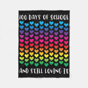 100 Tage der Schule und immer noch lieben es Regen Fleecedecke