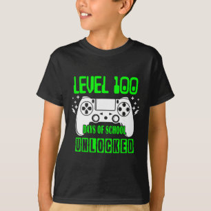 100 Tage der Schule ungesperrte Videospiele Boys G T-Shirt