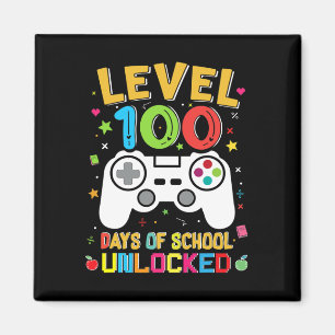 100 Tage der Schule, ungezähmt Gamer 100. Tag der Magnet
