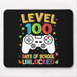 100 Tage der Schule, ungezähmt Gamer 100. Tag der  Mousepad