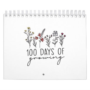 100 Tage der wachsenden Pflanze Kalender