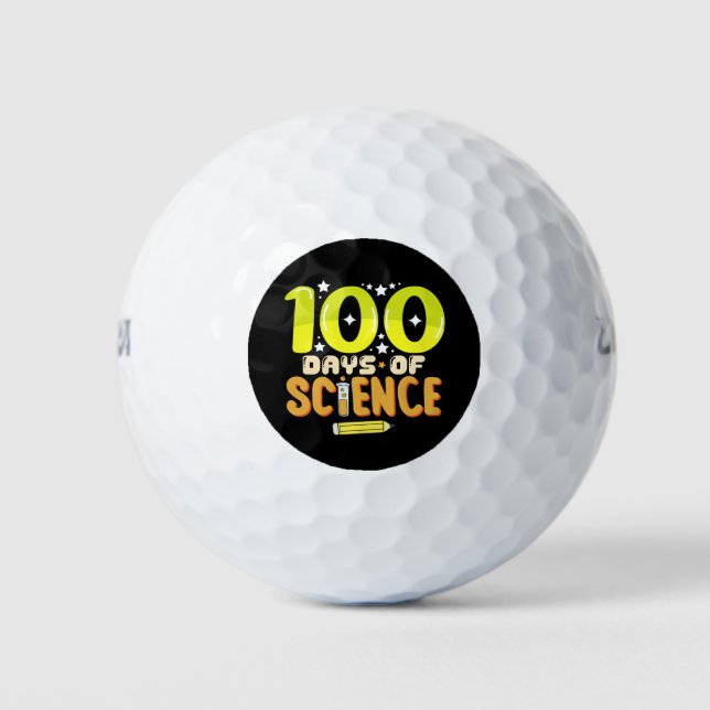 100 Tage der Wissenschaft 100. Schullehrer Golfball (Vorderseite)