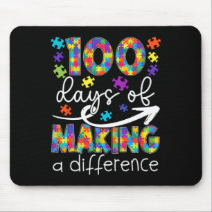 100 Tage des Andersmachens 100. Schultag Mousepad