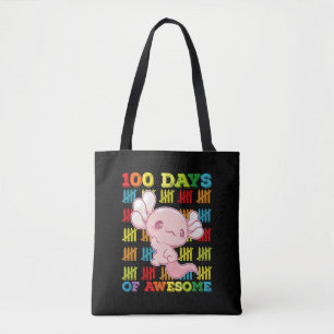 100 Tage des großartigen Axolotls 100. Schultag