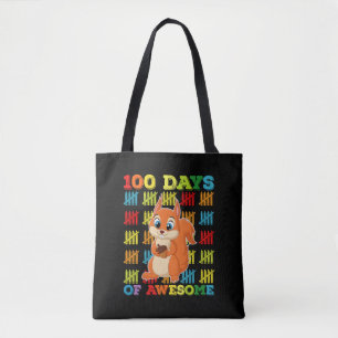 100 Tage des großartigen Eichhörnchens 100. Schult