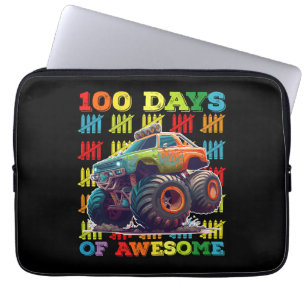 100 Tage des großartigen Monstertrucks 100. Tag Sc Laptopschutzhülle