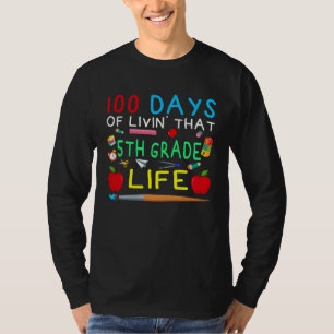 100 Tage des Lebens auf dem Niveau der 5. Klasse S T-Shirt