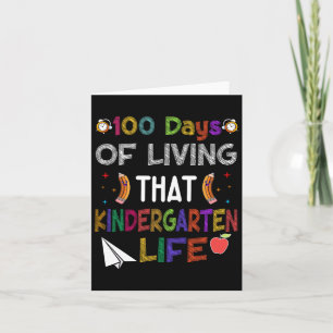 100 Tage des Lebens in diesem Kindergarten Leben T Karte