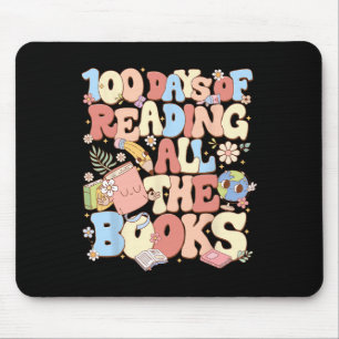 100 Tage des Lesens aller Bücher Feier Mousepad
