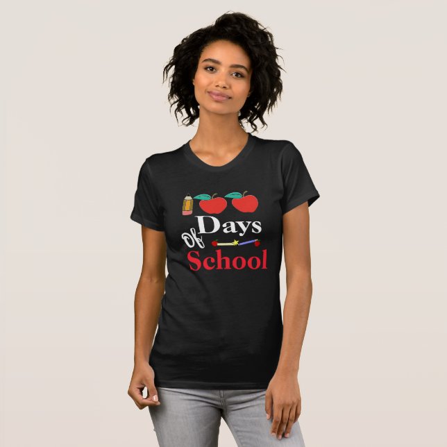 100 Tage des Schulentwurfs T-Shirt (Vorne ganz)