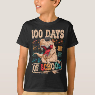 100 Tage Dinosaurier-Spaß an der Schule 100. Schul T-Shirt