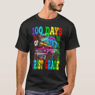 100 Tage Dinosaurier Trex 100 Tage Sma T-Shirt