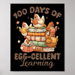 100 Tage Ei-extra Klügerer Lehrer Kinder 100. Tag Poster