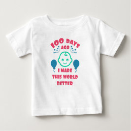 100-Tage-Feier für das Baby |100. Kinderdusche Baby T-shirt