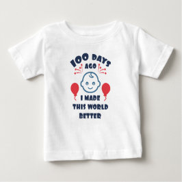 100-Tage-Feier für das Baby |100. Kinderdusche T-shirt