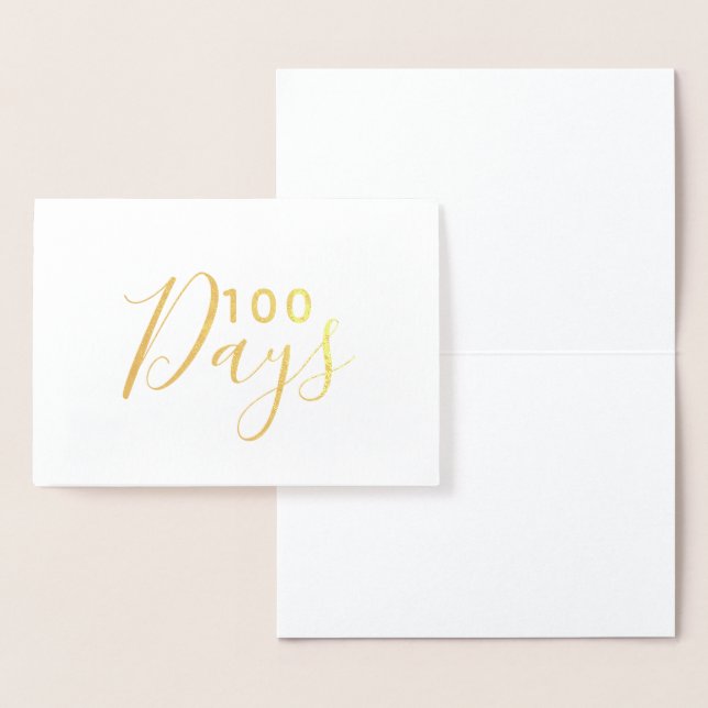 100 Tage Folienkarte (Anzeige)