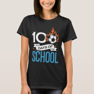 100 Tage Fußball-Leichtathletik-Schulsport T-Shirt