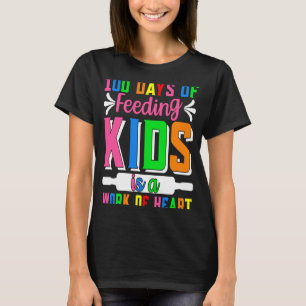 100 Tage Fütternd Kinder sind ein Werk von Herz 10 T-Shirt